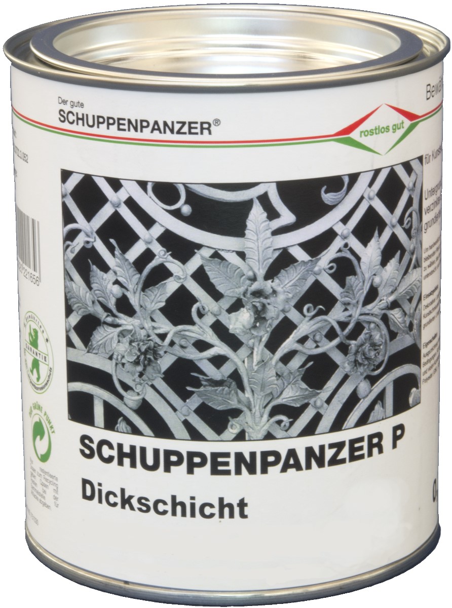 Dickschicht-Deckanstrich ** anthrazit Schmiedelack *** Schuppenpanzer P 2,5 L 